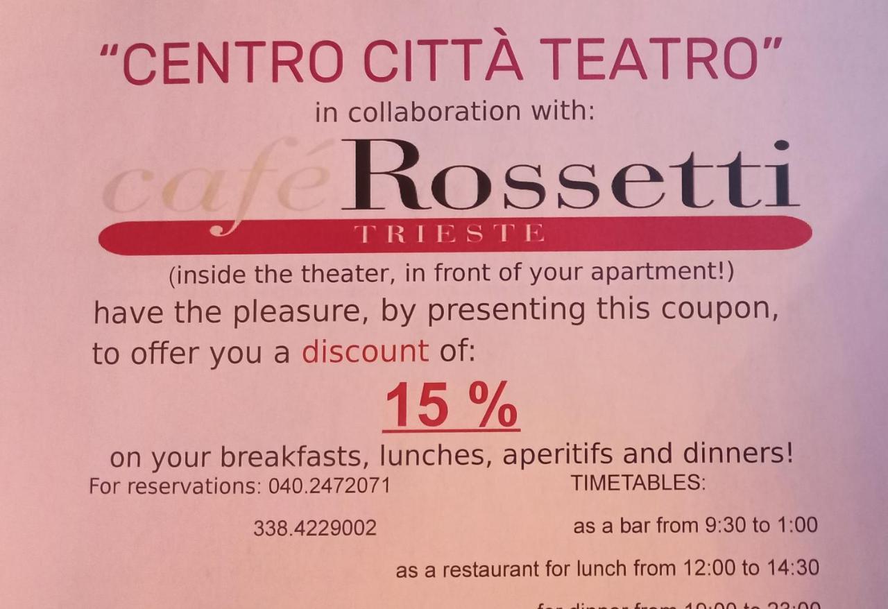 Centro Citta Teatro Hotel Triëst Buitenkant foto